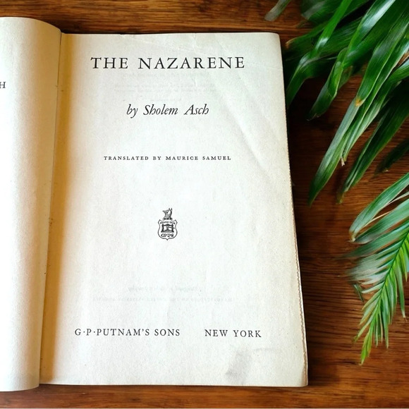 VINTAGE 1939 “The Nazarene” by Sholem Asch - Hardcover - Picture 8 of 12